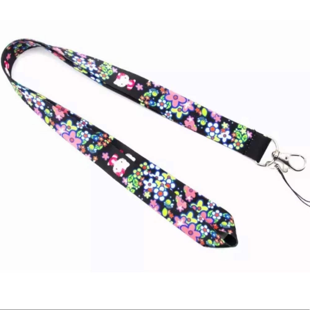 Sanrio Hello Kitty Kawaii Pink Lanyard ID Holder